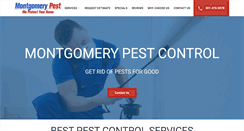 Desktop Screenshot of montgomerypest.com